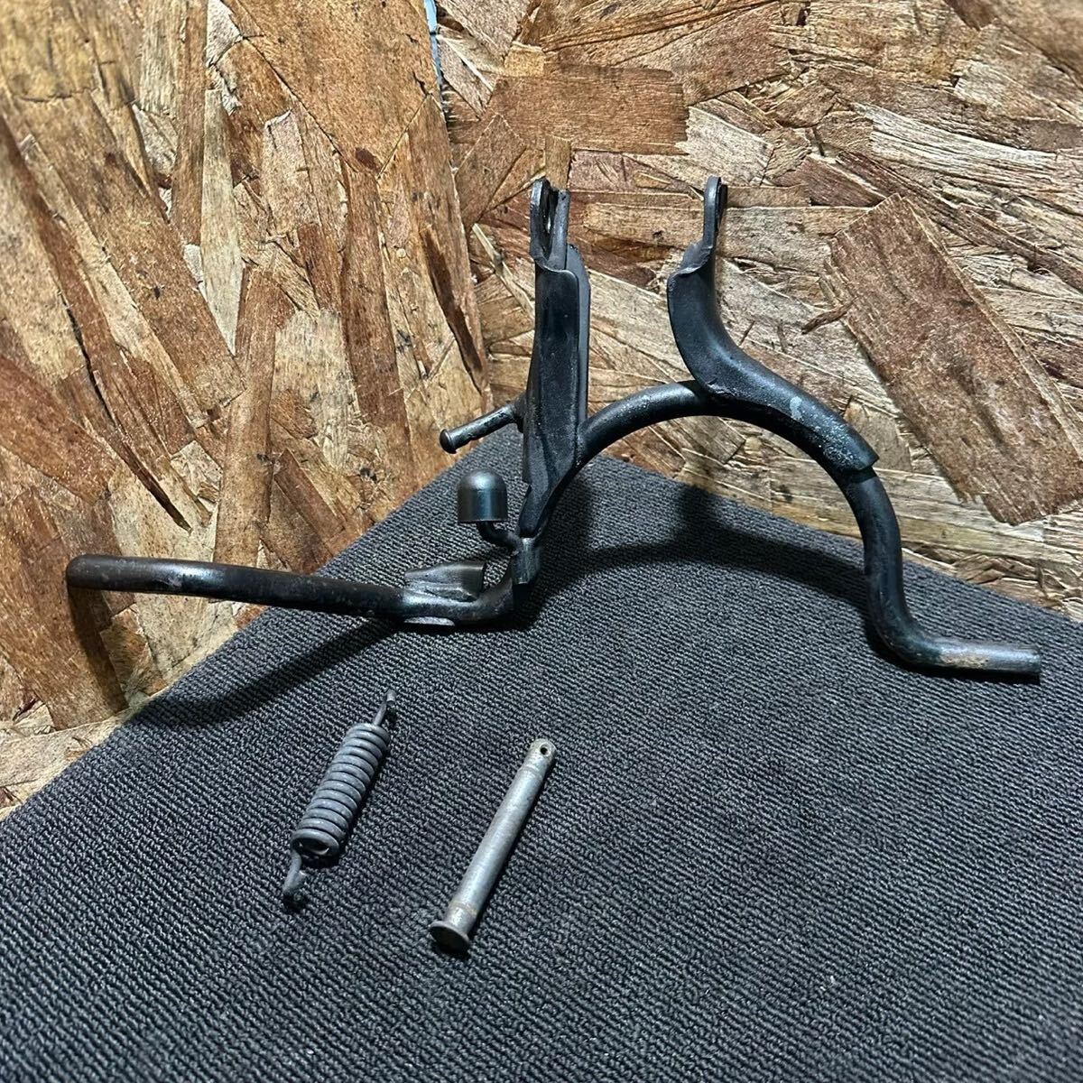 動画付 A53 SA16J リモコンジョグ YAMAHA 純正 センタースタンド シャフト スプリングセット JOG ZR エボリューション拍卖