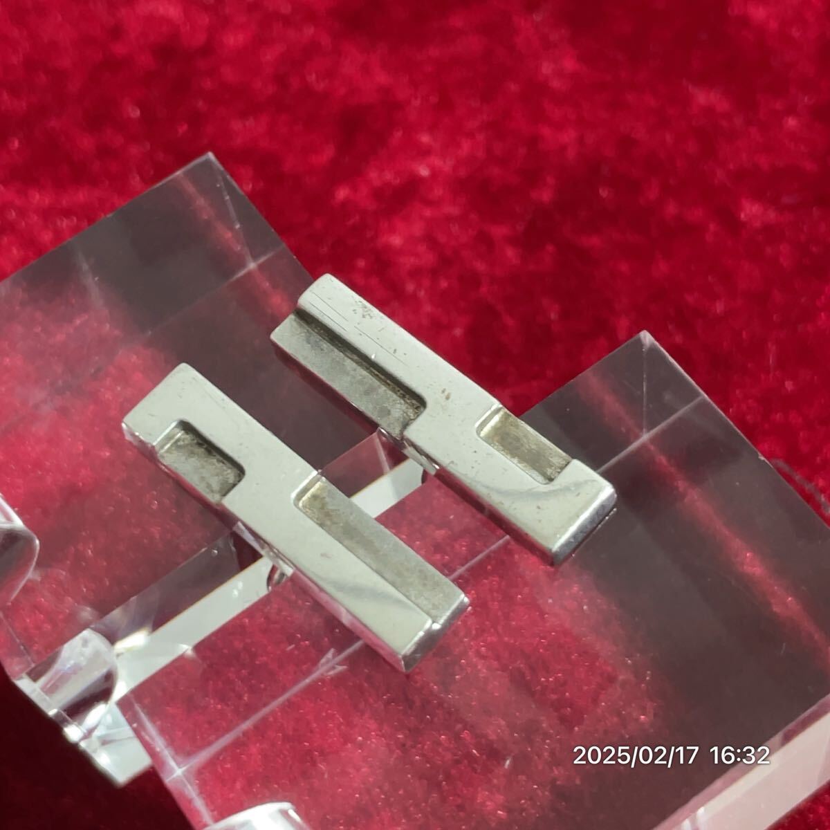 SILVER925 SV925 dunhill ダンヒル dロゴ シルプル カフスボタン カフスリンクス アクセサリー 小物 装飾品拍卖