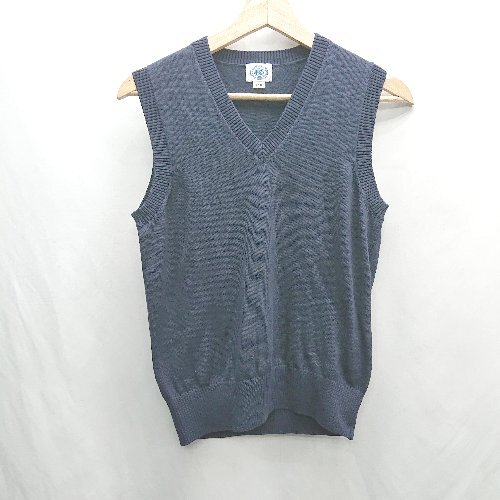 ◇ Θ Φ J.PRESS ジェイプレス Vネック キッズ ベスト サイズ150 ネイビー 男の子 E拍卖