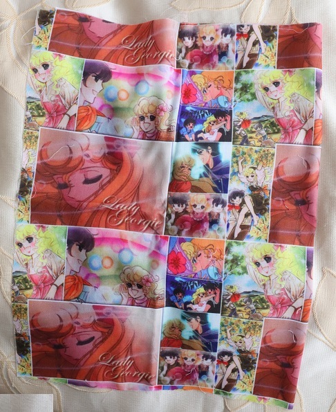 超レア!いがらしゆみこ レディジョージ 生地 布 切れ端 プリント生地 約47×33cm 未使用品 手芸 縫物 手作り拍卖