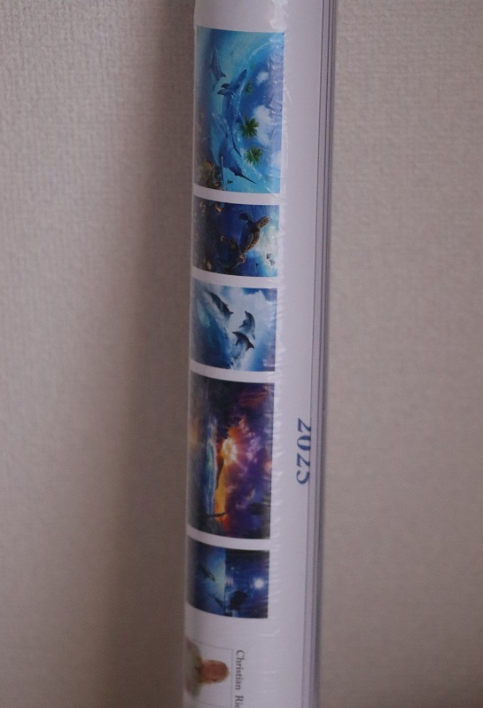 素敵!人気アーティスト!2025年 クリスチャン・リース・ラッセン 壁掛カレンダー 企業名あり拍卖