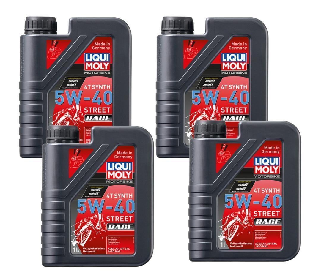 【4本セット】リキモリ バイク 4T シンセ 5W-40(1L)ストリートレース拍卖