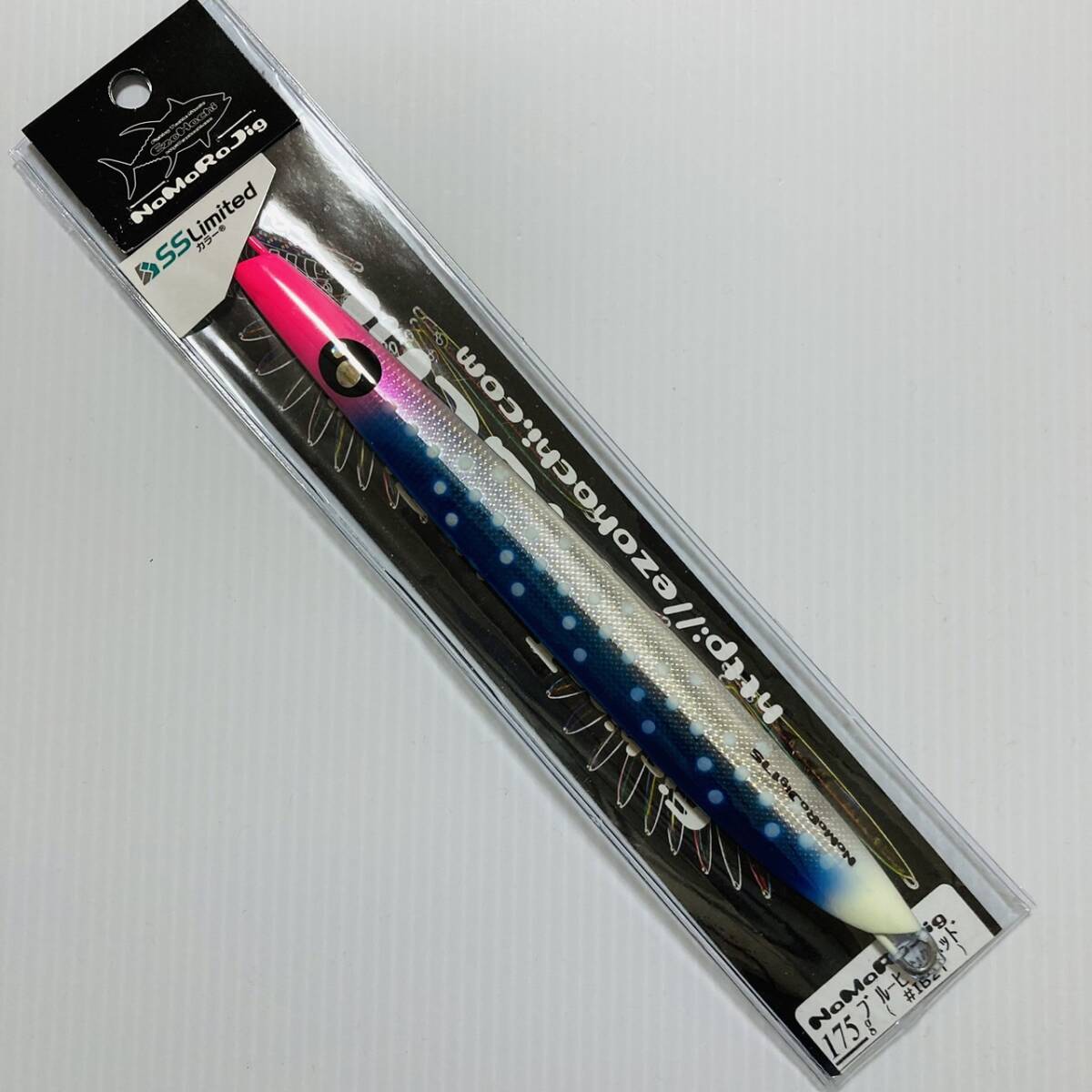 新品 エゾハチ(EzoHachi) ナマラジグ ブルーピンクヘッド175g サクラマス メタルジグ ジギング ブリ EzoHachi 蝦夷八拍卖