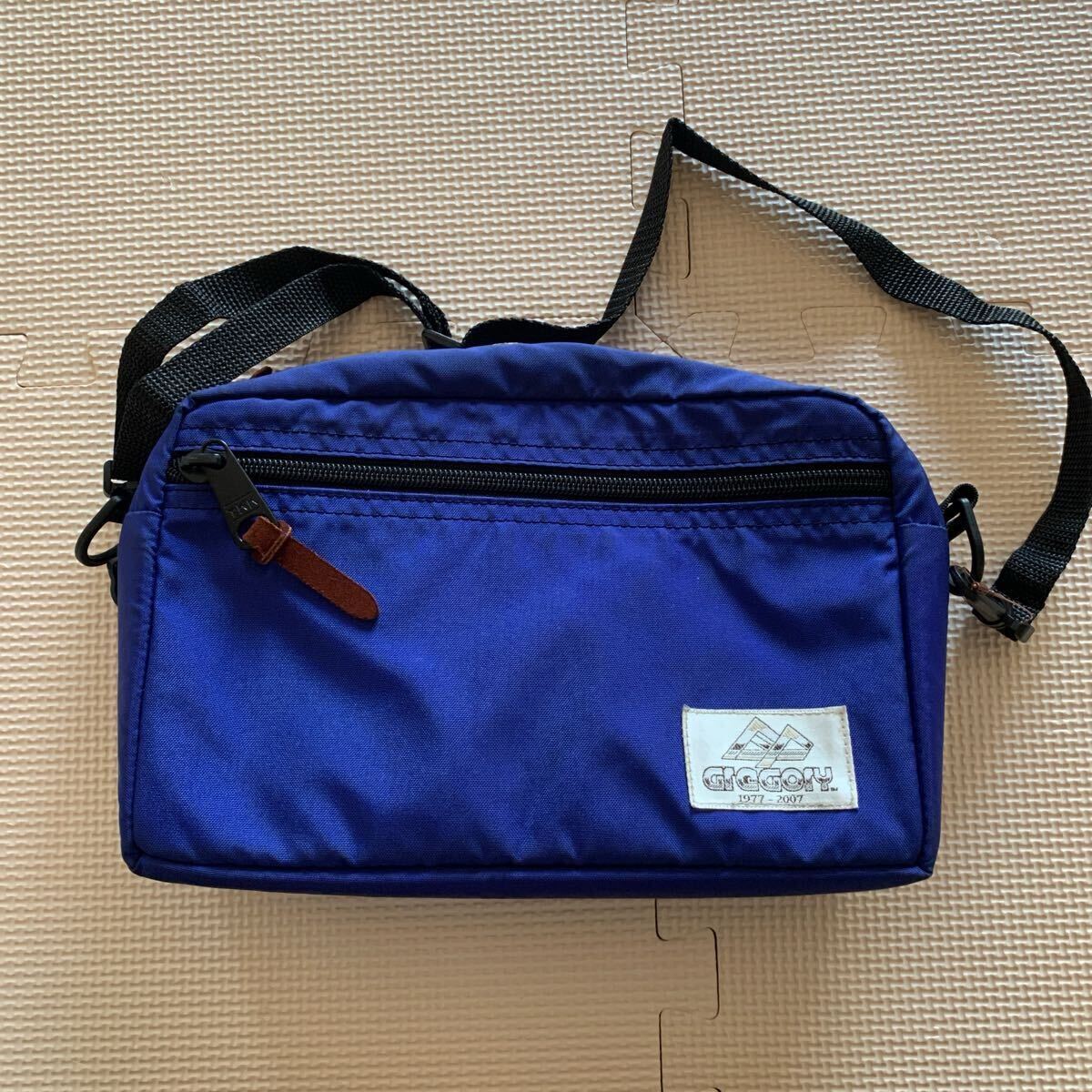 00s【Gregory】グレゴリー 30周年 パデッドショルダーバッグ Large ブルー USA製 拍卖