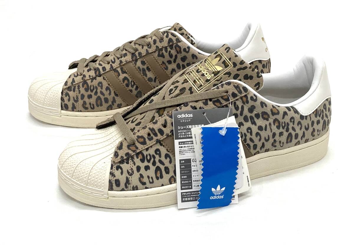 デッド 限定 12年製 adidas スーパースター 天然皮革 スエード レオパード 28cm 豹柄 アニマル FA SS ANIM PRT拍卖