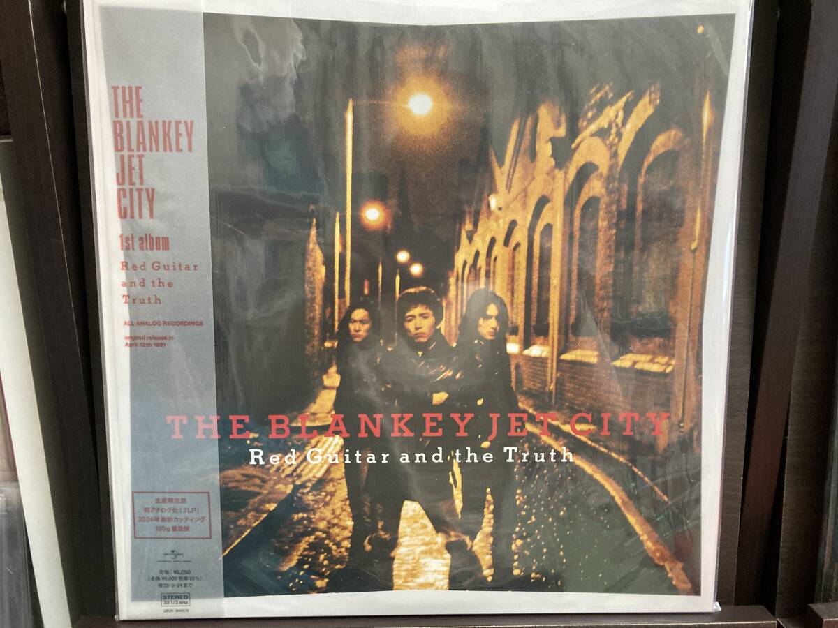 【特典付き】BLANKEY JET CITY ☆ Red Guitar and the Truth 24年 Universal リイシュー アナログ 2枚組 91年作 1st 未開封新品同様拍卖