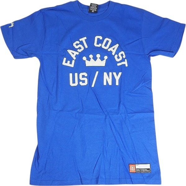 STUSSY ステューシー EAST COAST US/NY TEE BLUE Tシャツ 青 Size 【M】 【新古品・未使用品】 20813129拍卖
