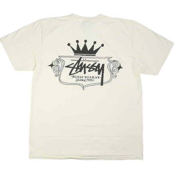 STUSSY ステューシー 24SS BUILT TO LAST TEE PIGMENT DYED White Tシャツ 白 Size 【L】 【新古品・未使用品】 20797268拍卖