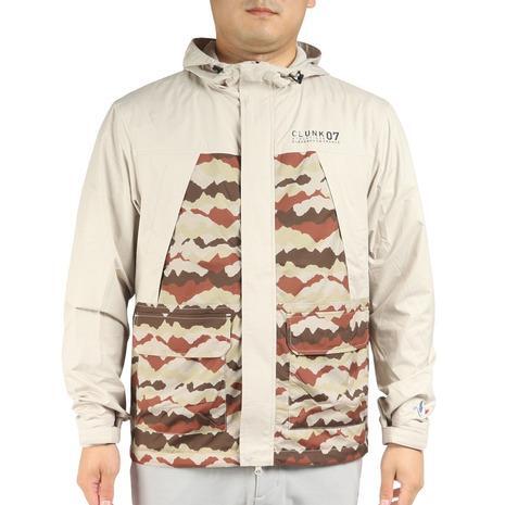 新品 クランク(CLUNK) 撥水ウィンドジャケット ベージュモカ XLサイズ 防風 撥水 裏地メッシュ拍卖