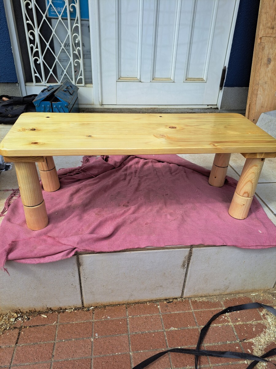 可愛いおチビちゃんのベンチ お絵描きテーブル 踏台 キャンプテーブル 高さ3段階拍卖