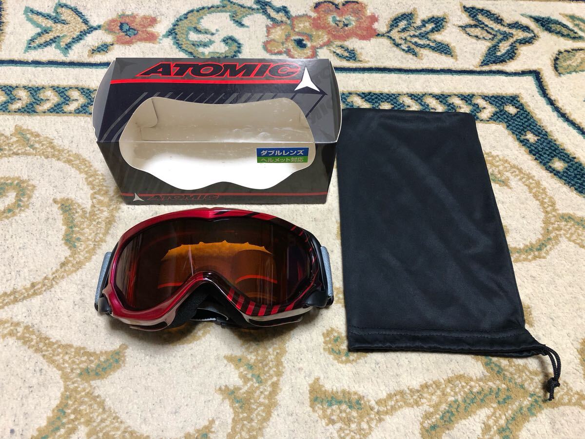 ATOMIC アトミック ゴーグル ダブルレンズ 子供 ジュニア キッズ ヘルメット対応 1拍卖