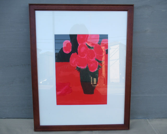 即決■真作 ベルナール カトラン リトグラフ あじさいとピーマン■こ-82拍卖