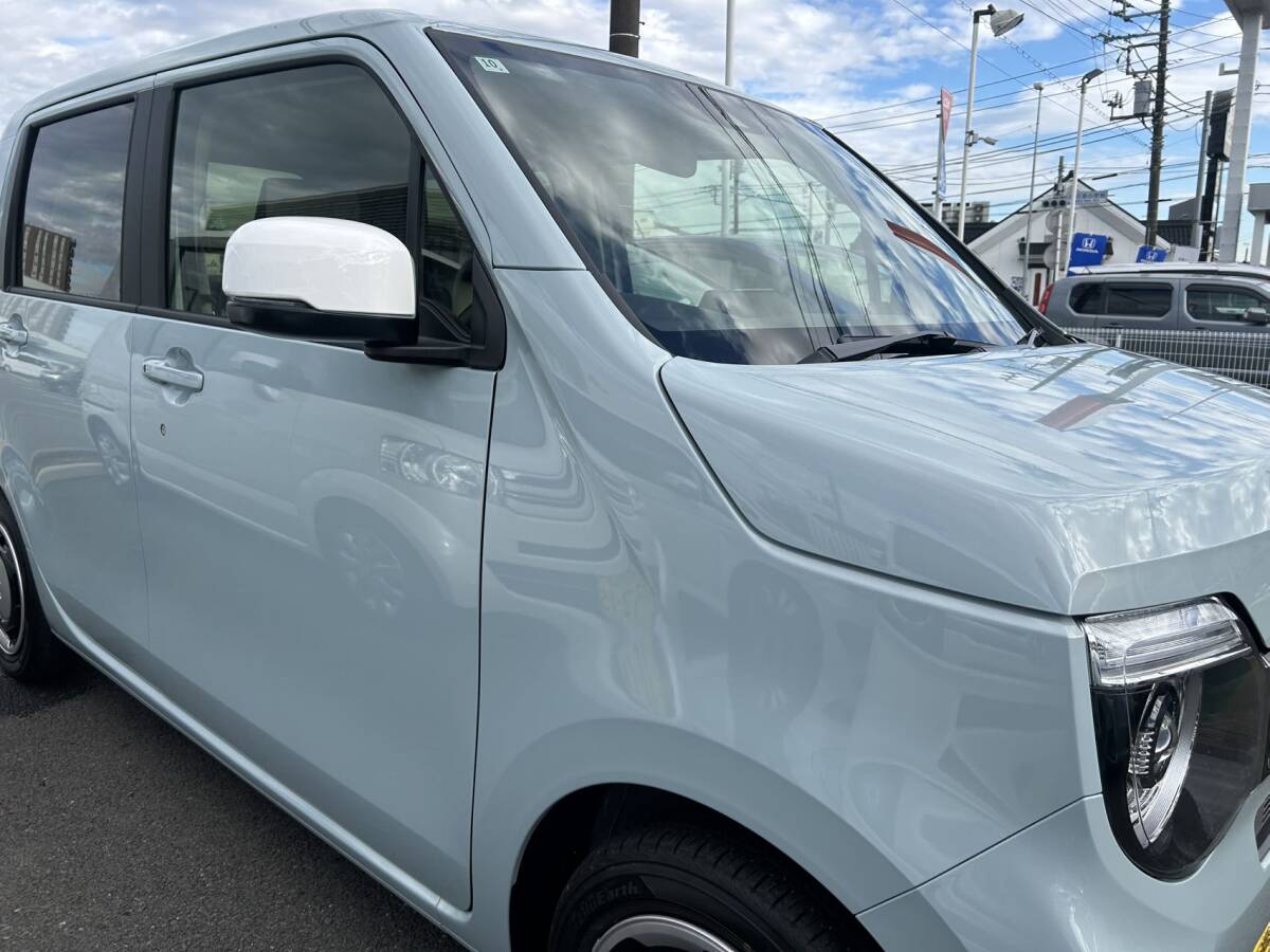 Nワゴン NWGN エヌワゴン カスタム&標準グレード 6BA-JH3JH4系共通 ホワイト 白カラー ドアミラーカバー 左右 純正ミラー上に貼り付け拍卖