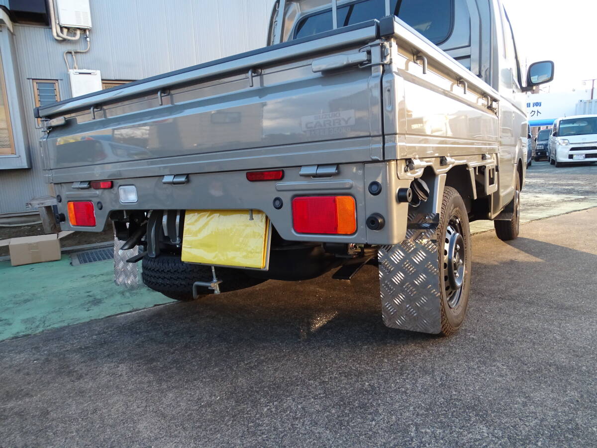 キャリィトラック スーパーキャリィ マッドガード ドロ泥よけ DA DG DR16T 上下6ピース シマ 縞模様 ステンレス マツダスクラム 日産NT100拍卖