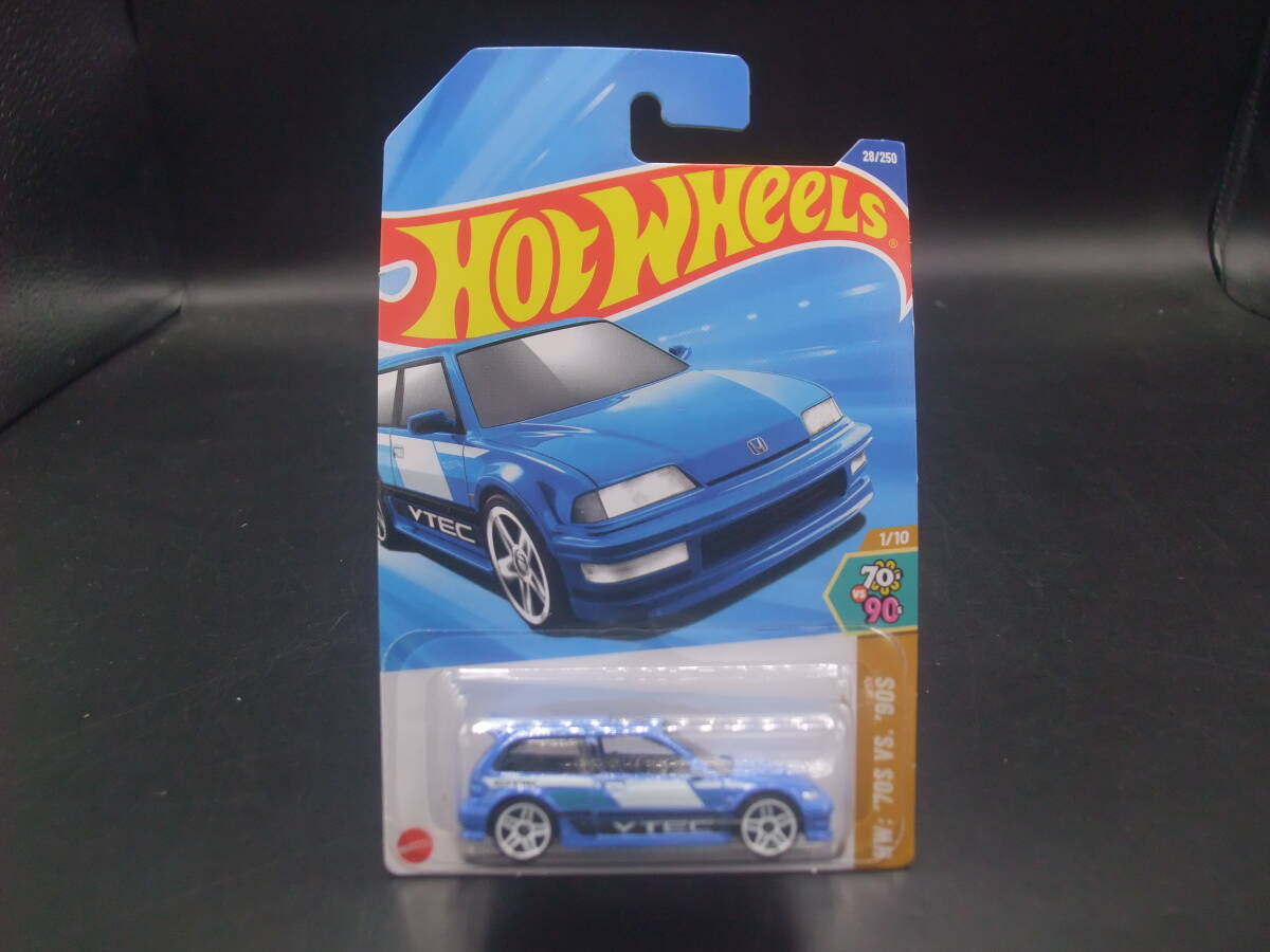 Hotwheels '90 ホンダ シビック EF ミニカー ホットウィール ブルー拍卖