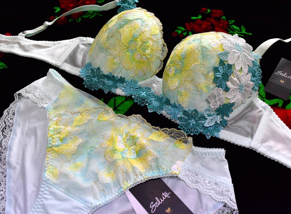 新品・タグ付き☆ワコール☆サルート☆51G・南アフリカ☆ME☆E75&ショーツL拍卖