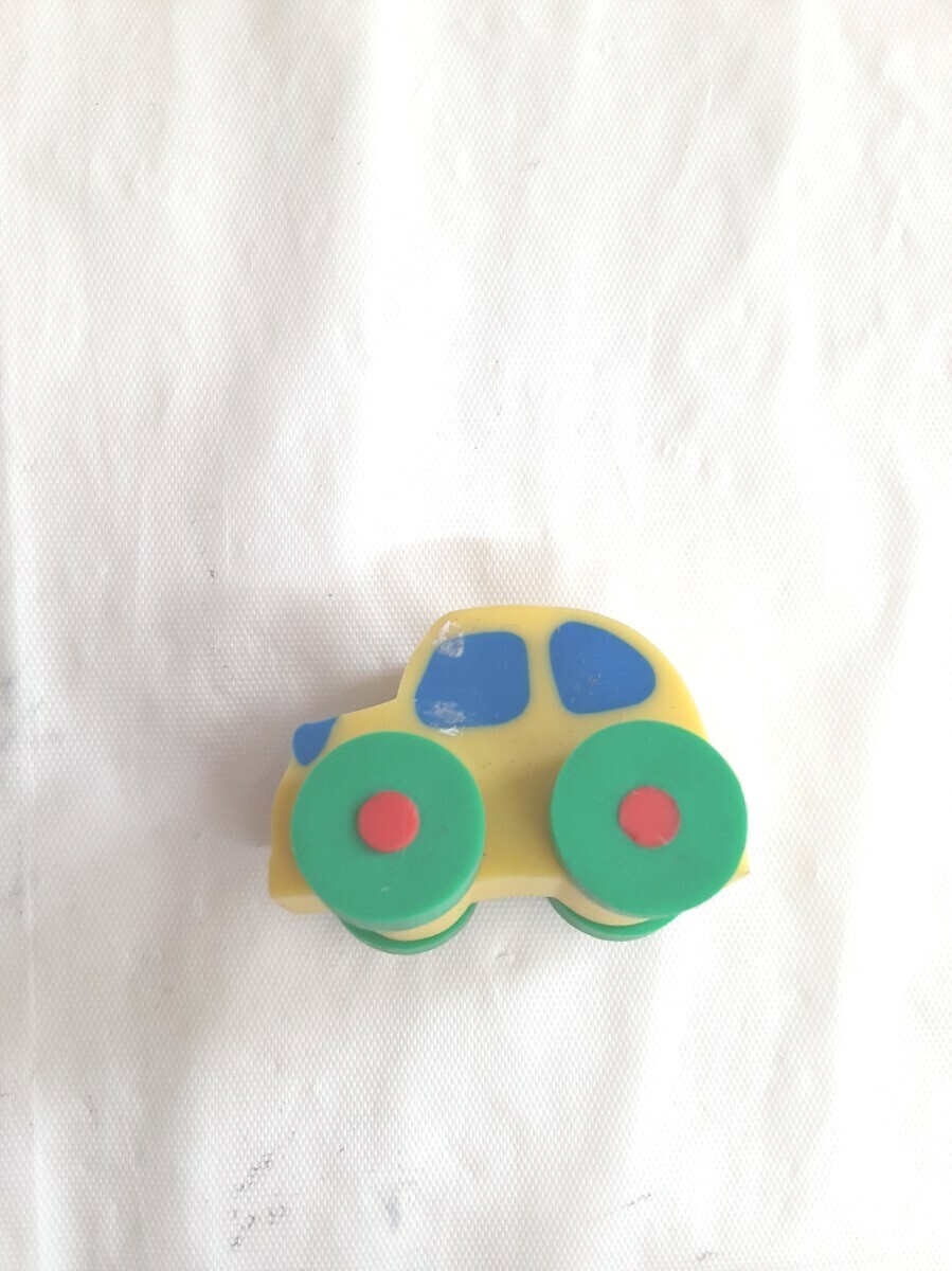 ☆くるま☆組み立て☆消しゴム☆未使用☆経年劣化のため汚れあり☆(窓が汚れてます)☆文具用具☆拍卖