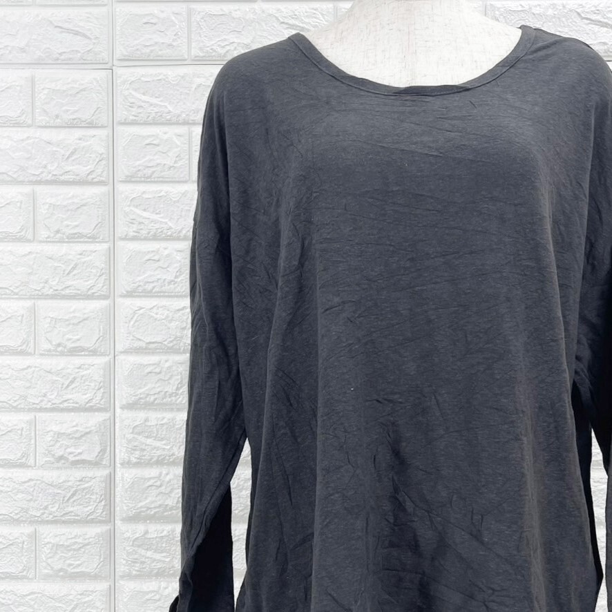 【A3237】CIAOPANIC TYPY チャオパニックティピー Tシャツ レディース グレー 長袖 ゆったりシルエット カジュアル フリーサイズ拍卖