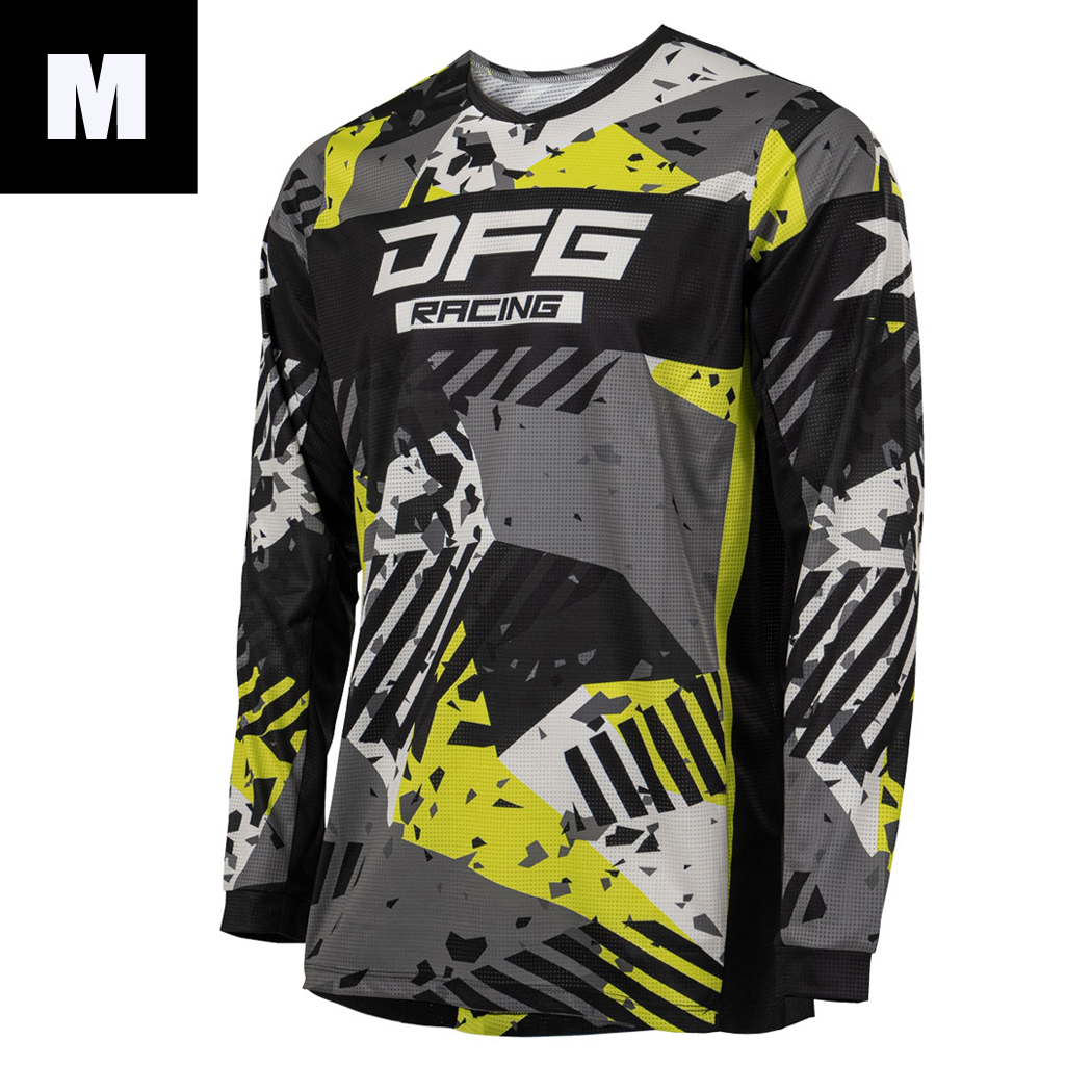 【クロネコネコポス便¥253】DFG ’25 ソリッドジャージ ネオンイエローブラック /Mサイズ拍卖