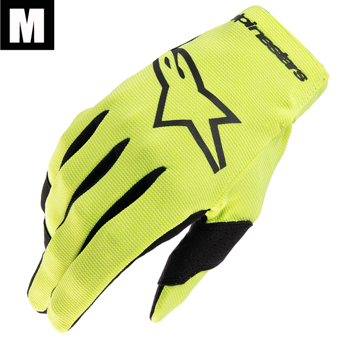 【ネコポス便¥253】 ALPINESTARS ’24 ラダーグラブ イエローフローブラック/Mサイズ拍卖