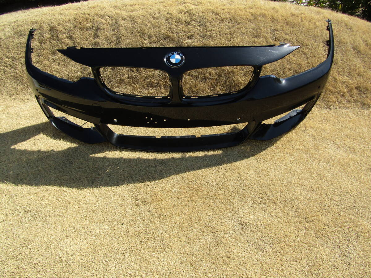 BMW F32 F33 F36 4シリーズ 純正 フロントバンパー バンパー Mスポーツ 51118054502 ブラックサフィア ■■ 13022705拍卖
