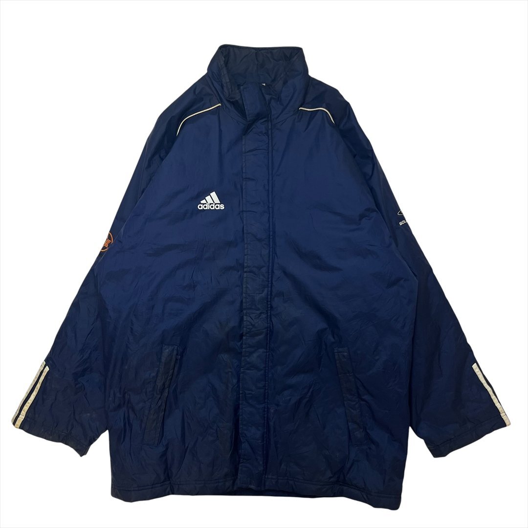90-00s Pahat Pojat アディダス ナイロン 中綿 ジャケット ネイビー adidas 古着 メンズ FREE サイズXO Vintage ヴィンテージ ビンテージ拍卖