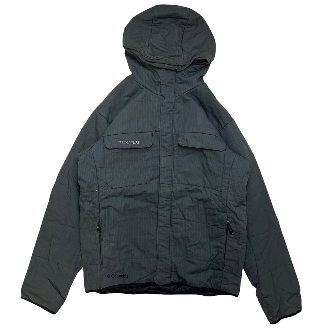 TITANIUM コロンビア マウンテン パーカー チェック Columbia 古着 メンズ M 防風 防寒 アウトドア Vintage ヴィンテージ ビンテージ拍卖