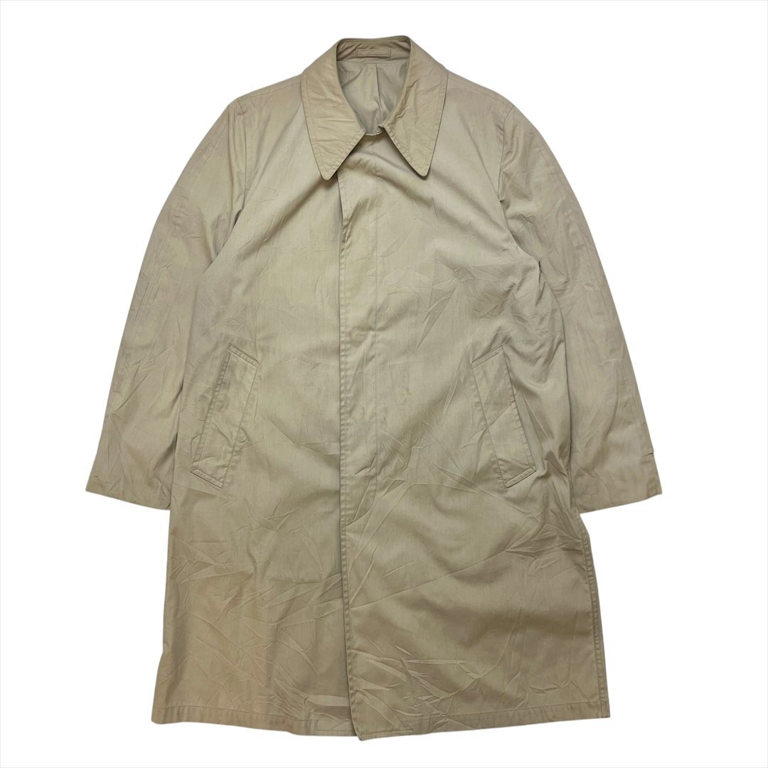 70s-80s vintage ロンドンフォグ ステンカラー コート ベージュ LONDON FOG 古着 メンズ FREE サイズ40 ヴィンテージ ビンテージ拍卖