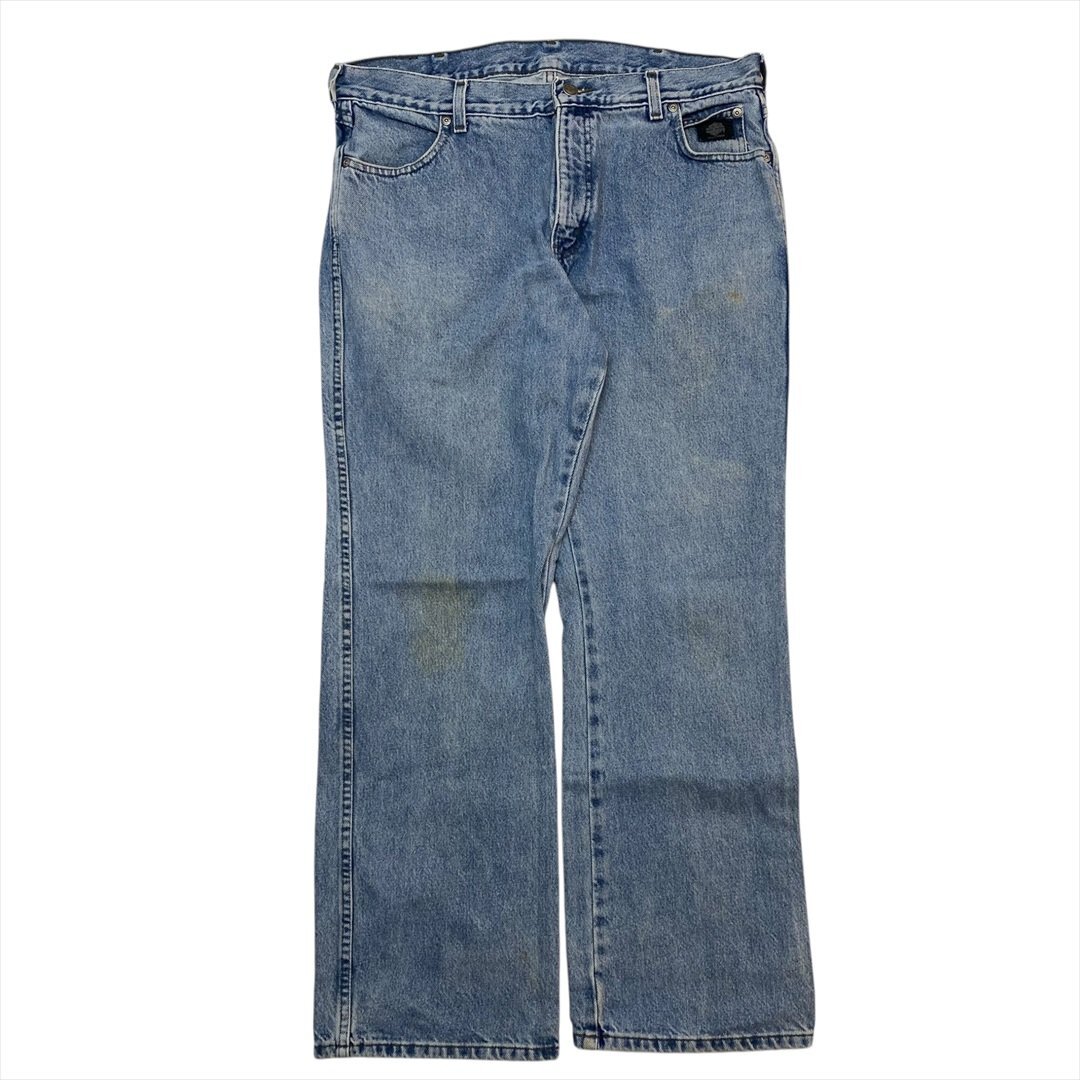 ハーレーダビッドソン ジーンズ デニム パンツ ボトムス ブルー Harley-Davidson 古着 メンズ FREE Gパン Vintage ヴィンテージ ビンテージ拍卖