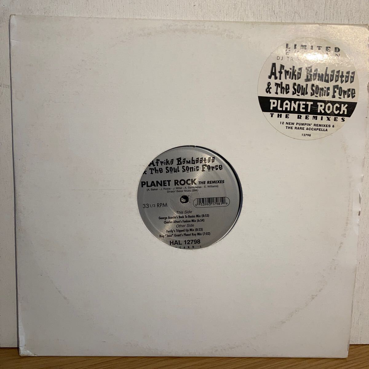 Afrika Bambaataa & The Soul Sonic Force - Planet Rock (The Remixes) 3枚組拍卖