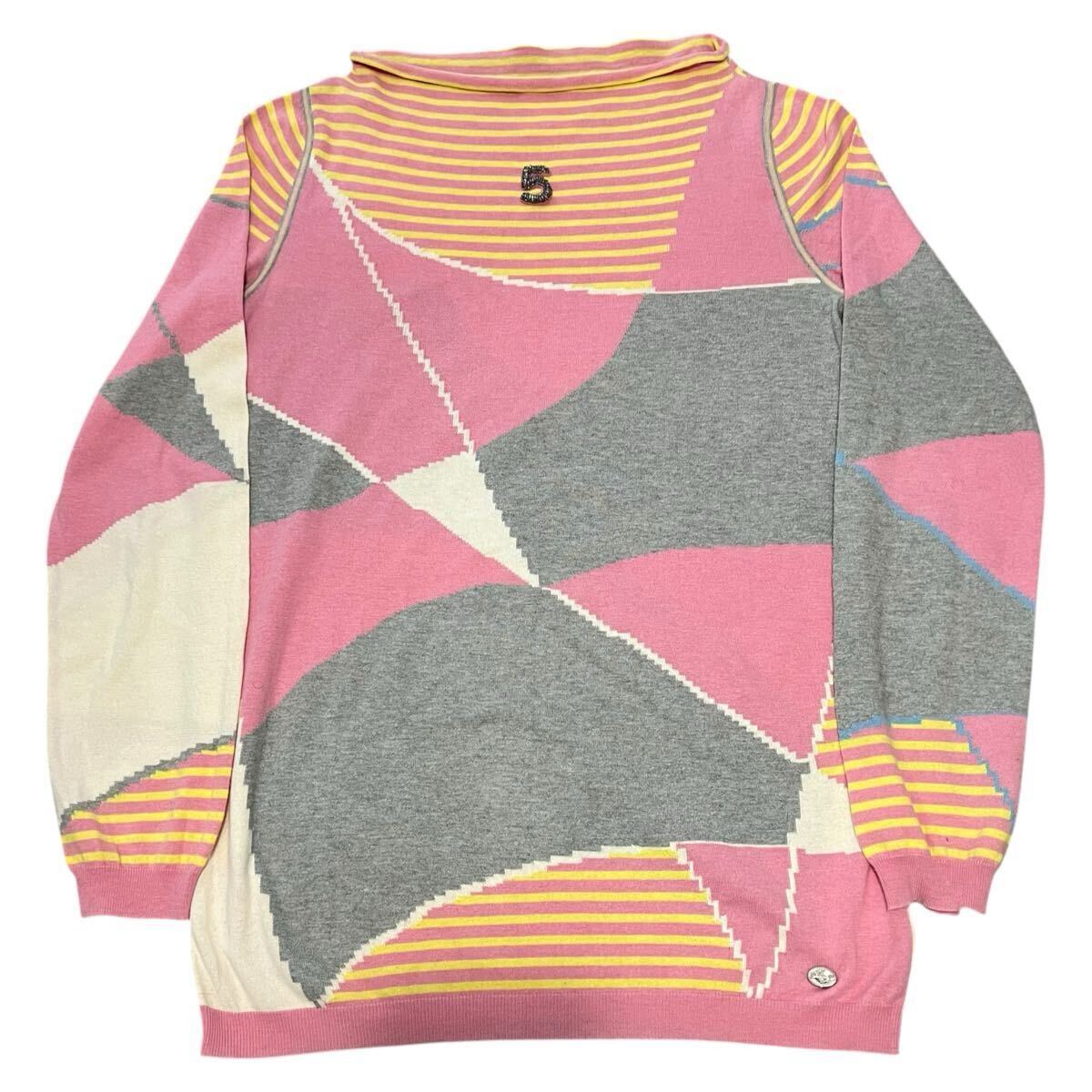 CHANEL Number Motif Knit Sweater シャネル ナンバーモチーフ ニット セーター拍卖