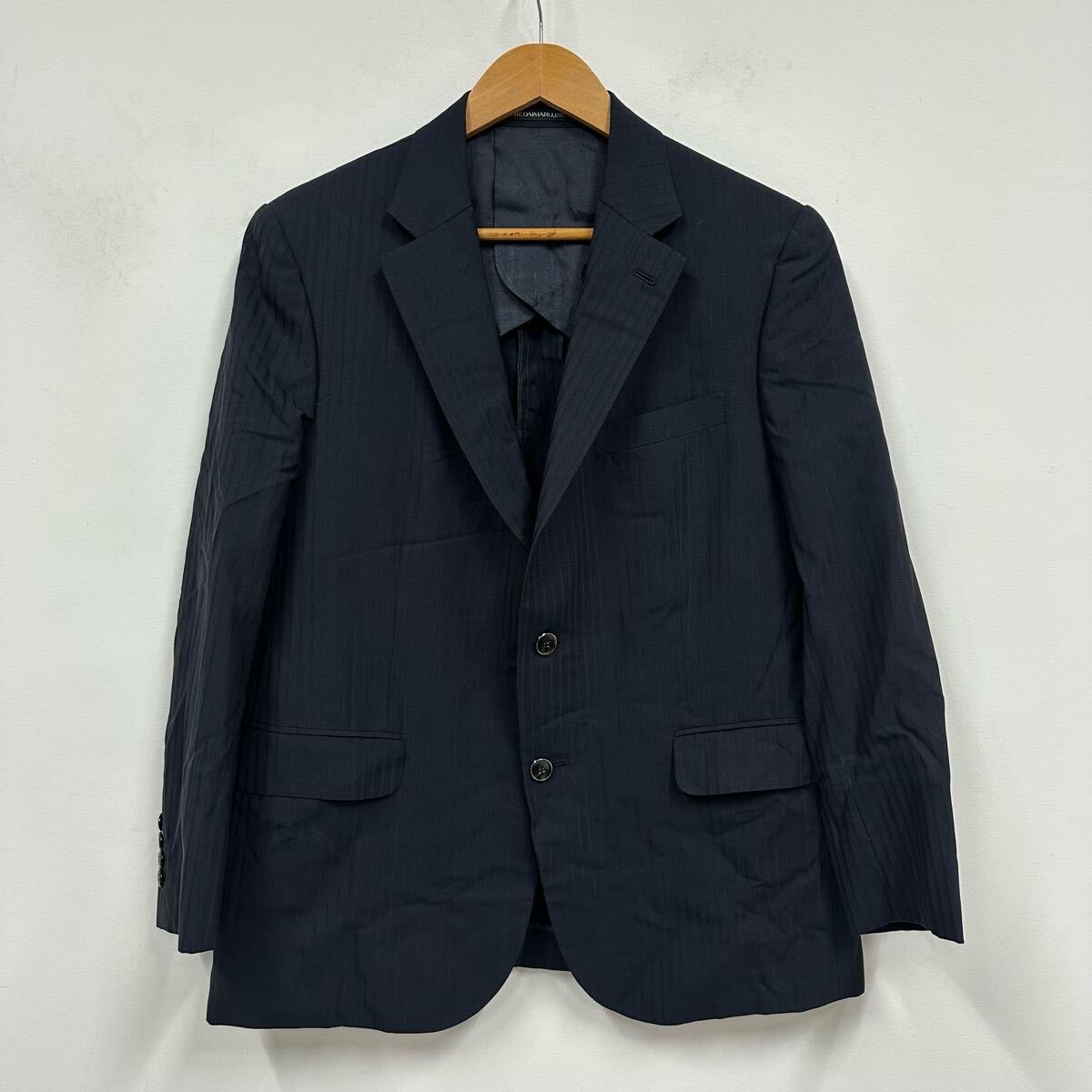DAIMARU ダイマル シングルジャケット 2B ネイビー系 Ermenegildo Zegna エルメネジルド・ゼニア メンズ ジャケット a863拍卖