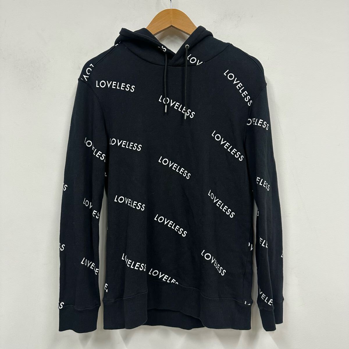 LOVELESS ラブレス ロゴ パーカー ブラック メンズ サイズM スウェット 三陽商会 a899拍卖