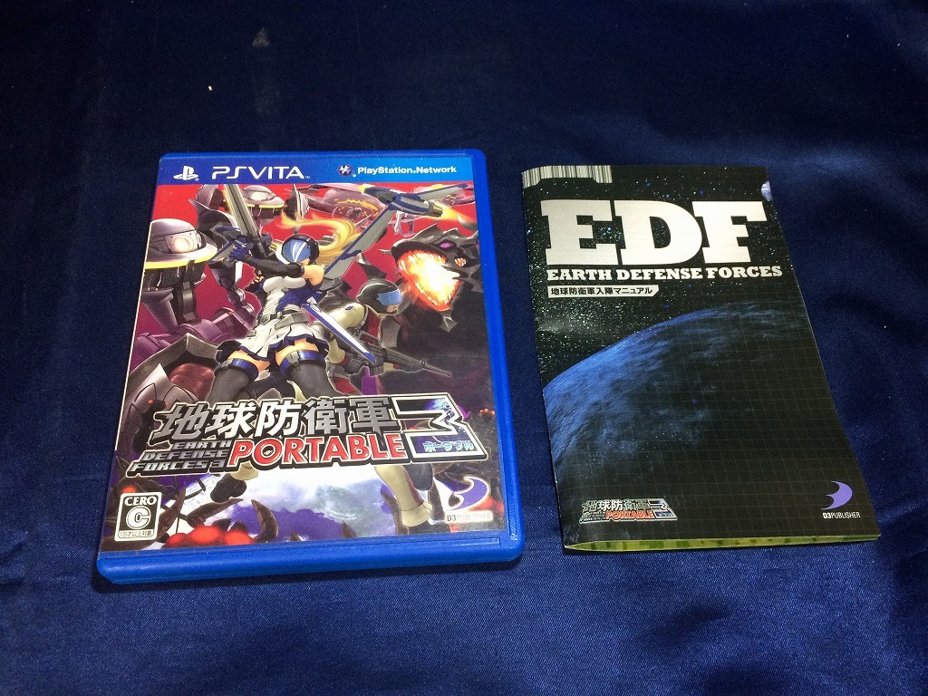 中古A★地球防衛軍3 PORTABLE★PS Vitaソフト拍卖
