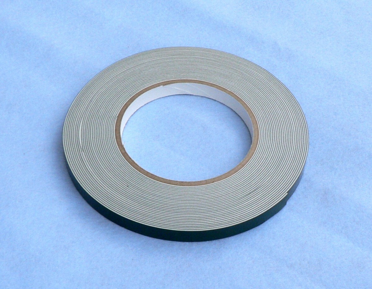 スポンジフォーム 両面テープ ev 壁面用 幅10mm長さ10m 厚み 1mm拍卖