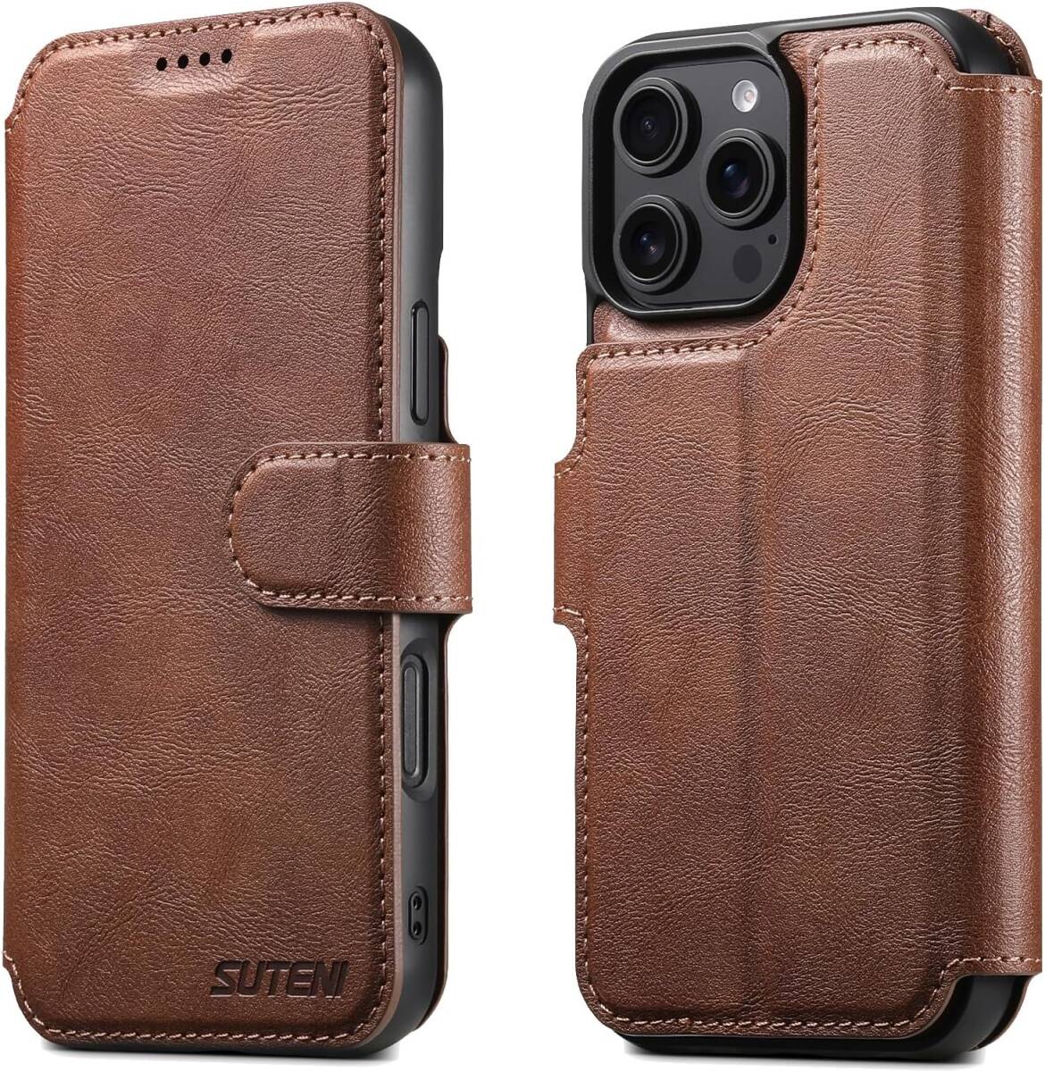 iPhone 14 Pro Max用 手帳型ケース 分離式 2in1 MagSafe対応 カード収納 ワイヤレス充電対応 スタンド機能 マグネット着脱拍卖