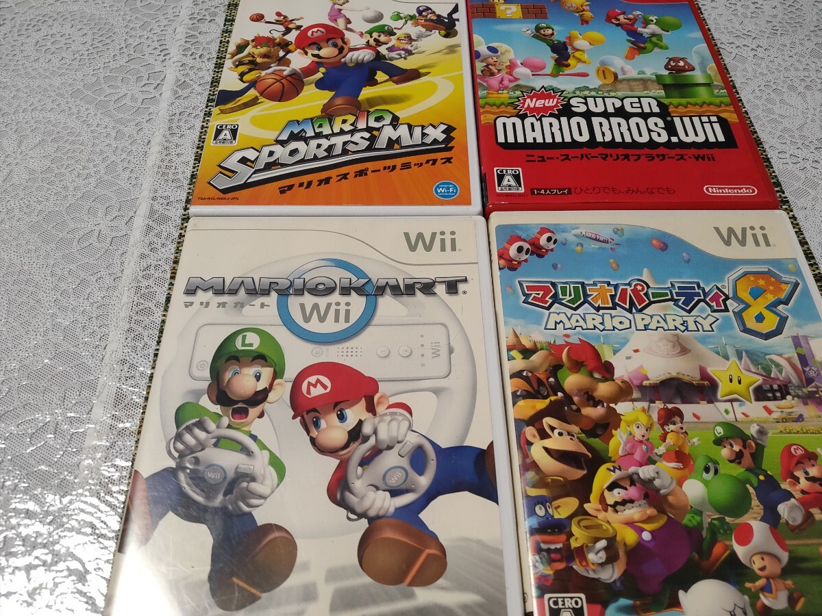 マリオパーティ8 マリオカートWii マリオスポーツミックス Newスーパーマリオブラザーズ Wii/Nintendo Wii 任天堂拍卖