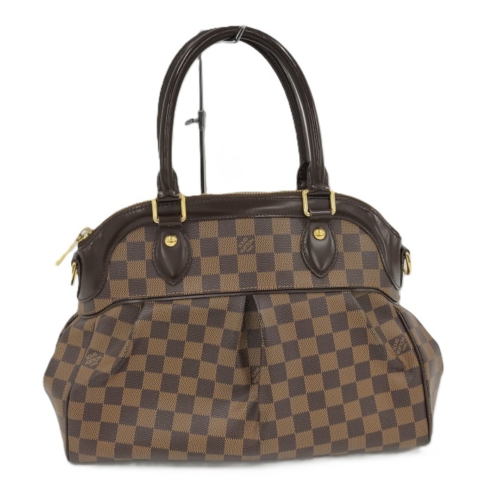 LOUIS VUITTON トレヴィPM ハンドバッグ ダミエ エベヌ N51197拍卖