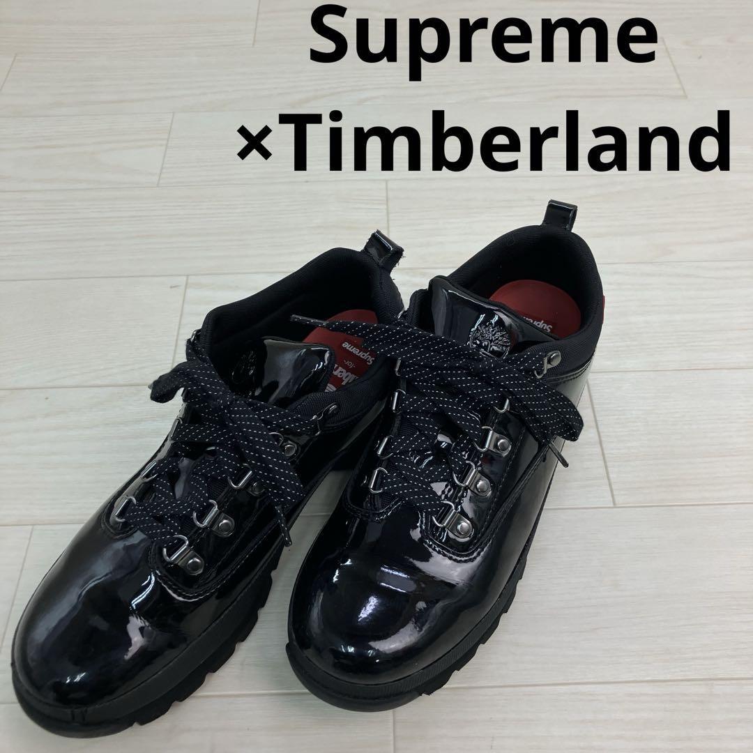 Supreme シュプリーム ×Timberland Patent Leather Euro Hiker Low W25164拍卖