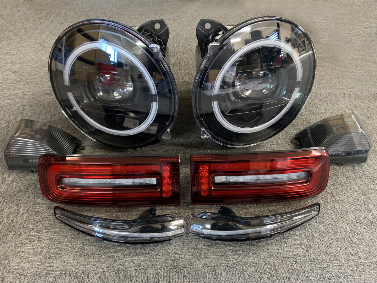 ※要在確 Gクラス W463A W464 LEDヘッドライト 4点 G350d G400d G63AMG ナイトパッケージ ヘッドランプ テールレンズ ウィンカー拍卖