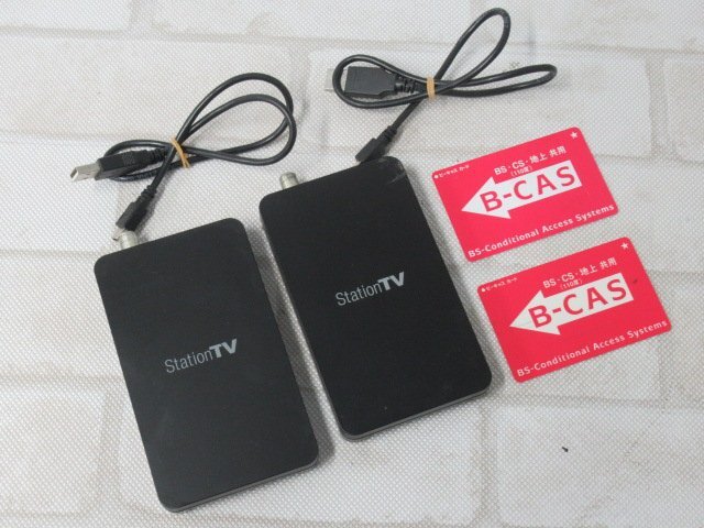 Ω 保証有 PIXELA【PIX-DT295】2台セット ピクセラ USB接続 テレビチューナー USBケーブル/B-CASカード付拍卖