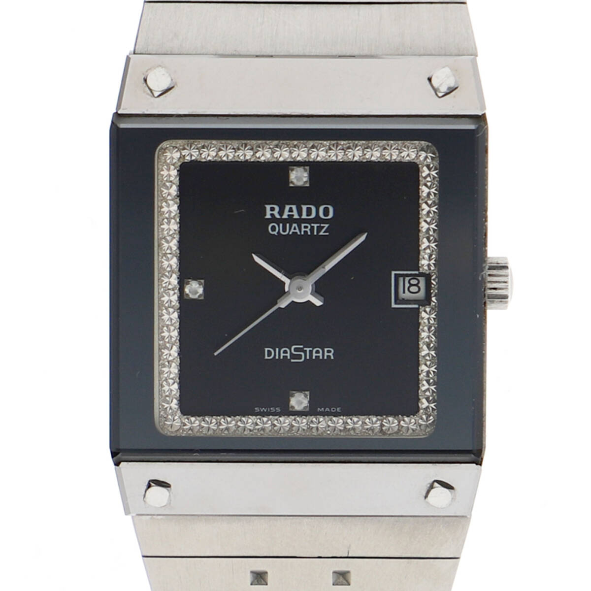 RADO ラドー 111.0156.3 ダイヤスター ブラック ブラックダイヤル SS クオーツ レディース【127692】拍卖
