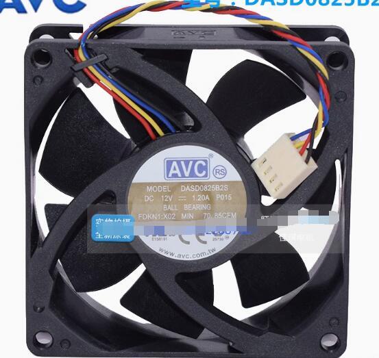 新品AVC DASD0825B2S 12V 1.20A 8025 8cm 4線 CPUファン デル用拍卖