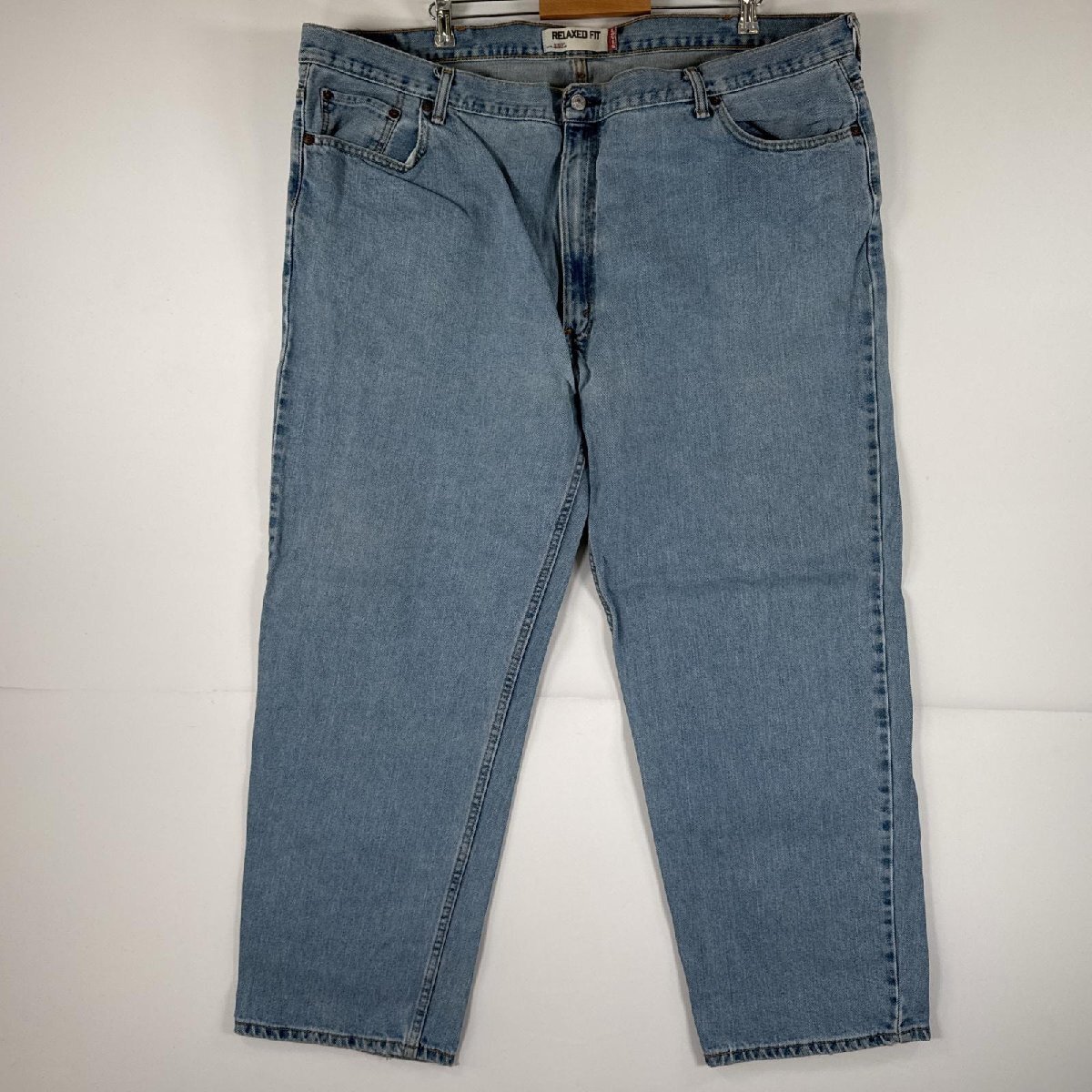 古着 リーバイス Levi's デニムパンツ 550 ジーパン テーパード 大きいサイズ ジップフライ ビッグサイズ 特大 w50 L30 ブルー メンズ拍卖