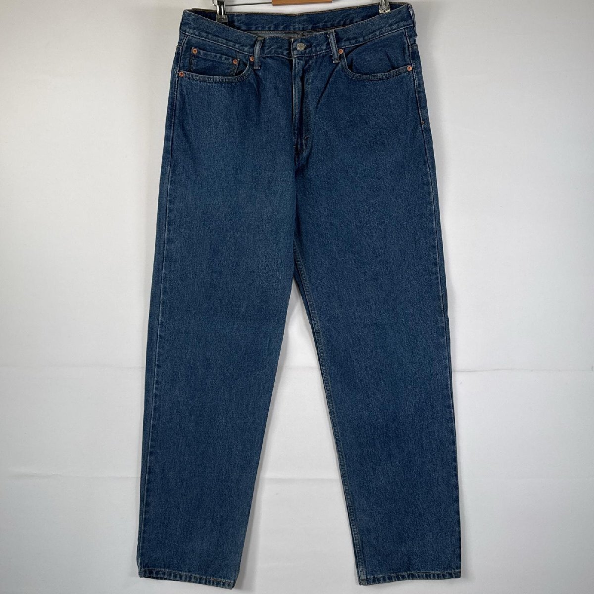 古着 リーバイス Levi's デニムパンツ 550 ジーパン テーパード 大きいサイズ ジップフライ ビッグサイズ w38 L34 ブルー メンズ拍卖