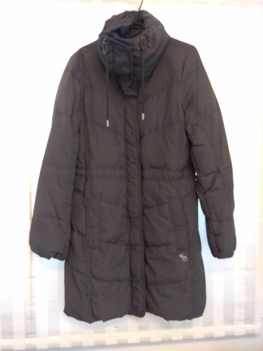 【クリーニング・撥水加工済】アバクロンビー&フィッチ Abercrombie&Fitch ダウンコート ダークグレー(M)拍卖