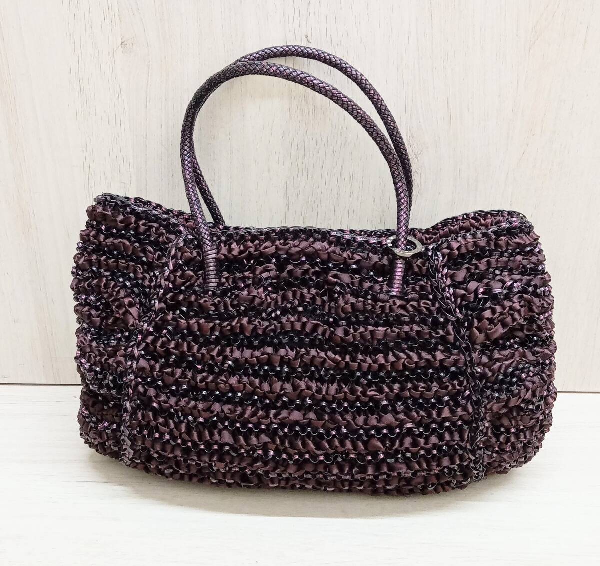 ANTEPRIMA/アンテプリマ/トートバッグ/ワイヤーバッグ/ワインレッド拍卖