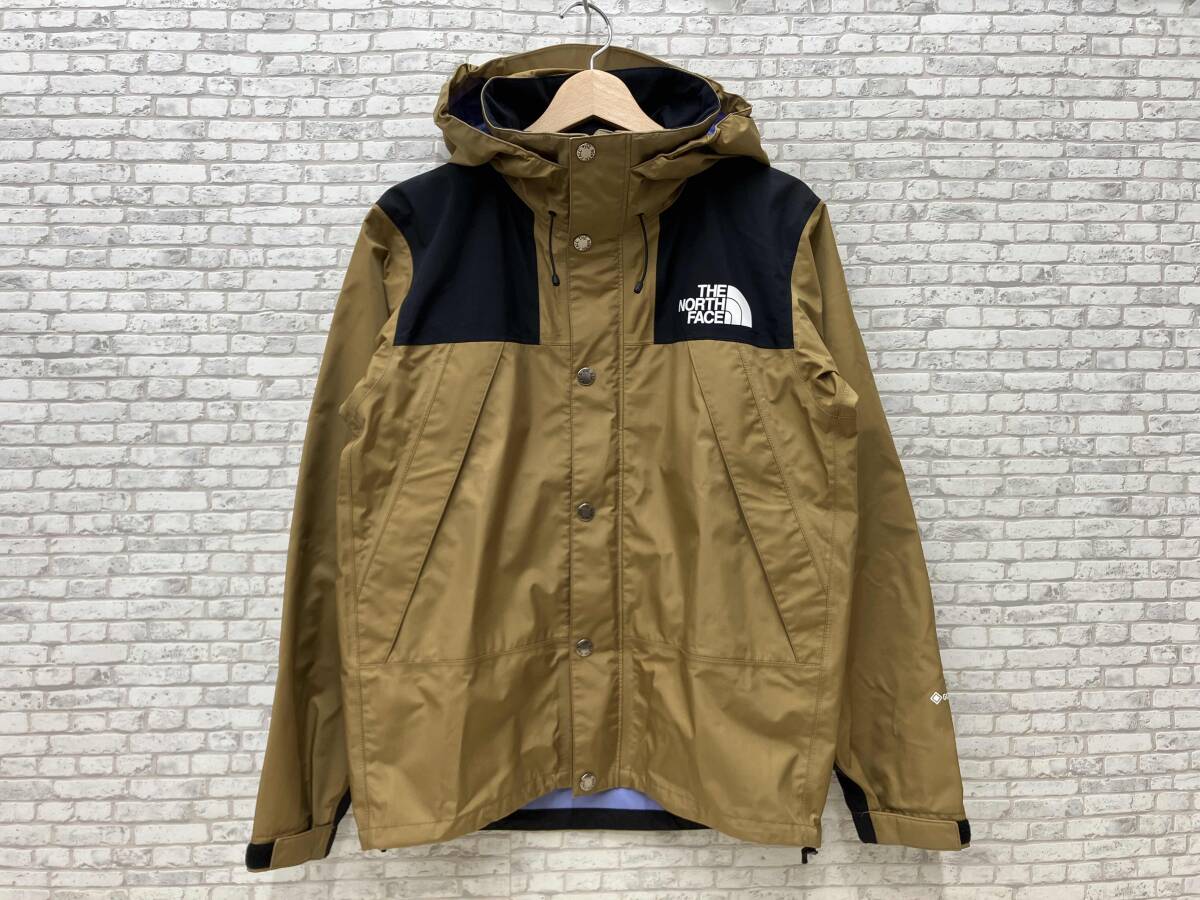 THE NORTH FACE ザ・ノースフェイス FACE Mountain Raintex Jacket NP11935 マウンテンパーカー GORE-TEX 防水 サイズS ベージュ×ブラック拍卖