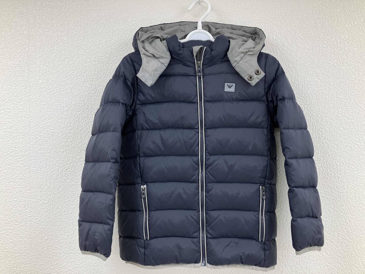 ARMANI アルマーニ ダウンジャケット ネイビー 130拍卖