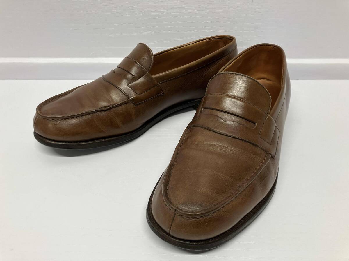 J.M WESTON ジェイエムウエストン 121341 ローファー シグニチャーローファー サイズ:6 1/2 ブラウン 通年拍卖